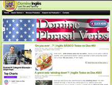 Tablet Screenshot of domineingles.com.br